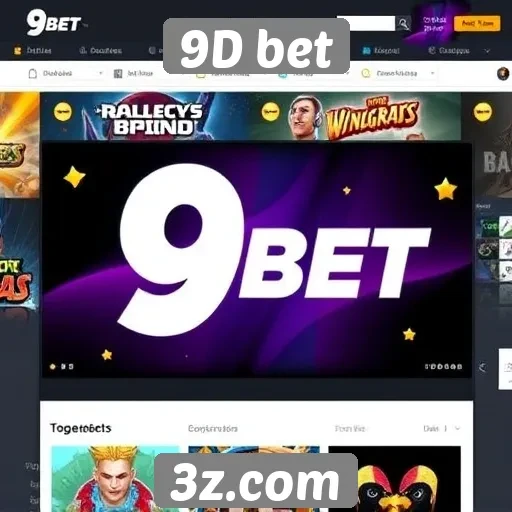 Experiência do usuário no site 9D bet